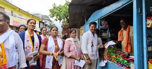 ప్రచార జోరులో జనసేన ... * గ్లాసు గుర్తు కే మీ ఓటు *
