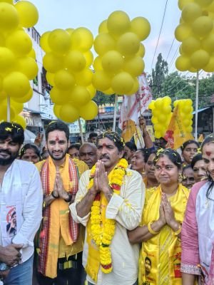 14 వ వార్డు లో దూసుకుపోతున్న కాకి గంగరాజు   * మద్దతుగా వెలగపూడి ప్రతాపరుద్ర *
