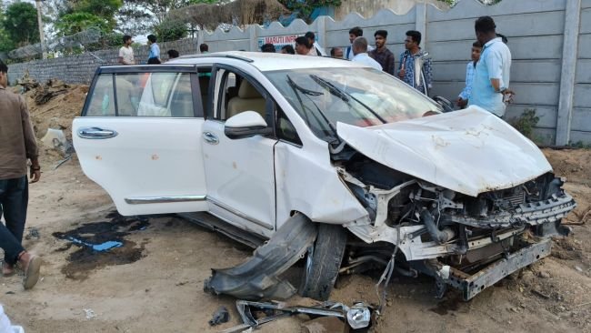 నర్కూడలో రోడ్డు ప్రమాదం.. ఒకరికి తీవ్ర గాయాలు