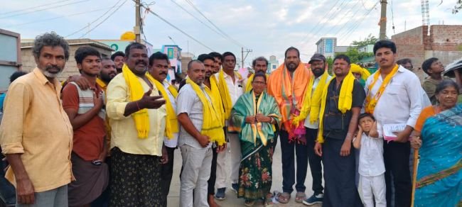 కూటమి పార్టీ అభ్యర్థుల గెలుపే లక్ష్యం --టిడిపి నేత చల్లా 