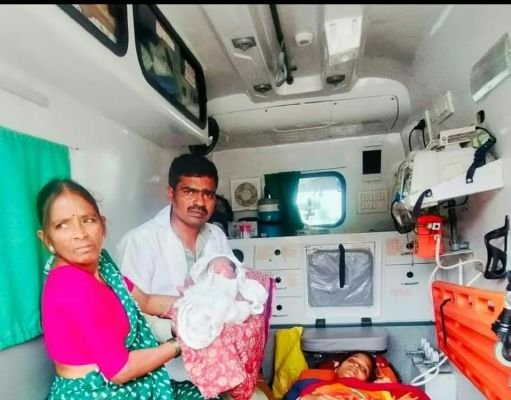 అంబులెన్స్‌లోనే ఆడబిడ్డకు జన్మనిచ్చిన గర్భిణి.. చాకచక్యంగా ప్రసవం చేసిన 108 సిబ్బంది