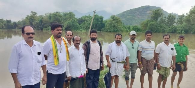 2,850 ఎకరాల్లో వరి పంటకు ముంపు