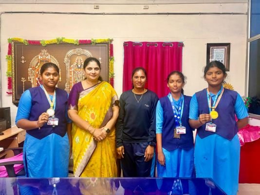 జాతీయ జూడో పోటీలకు ఎస్పీడబ్ల్యూ విద్యార్థినిలు