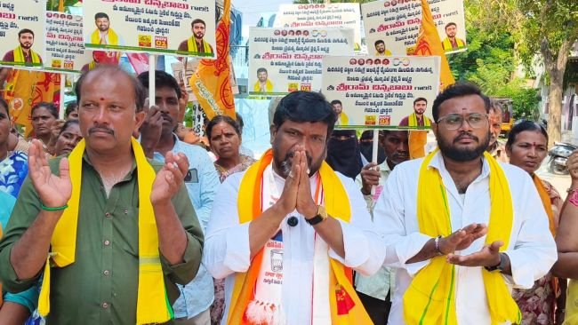 ప్రజలకు నిస్వార్ధమైన సేవలు అందించడమే లక్ష్యం : 21వ వార్డ్ టీడీపీ అభ్యర్థి నాగూర్ వలి స్పష్టం