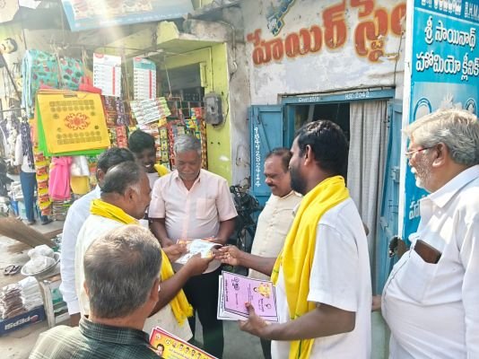 30వ వార్డులో టీడీపీ అభ్యర్థి ఎస్. మహబూబ్ బాషా విస్తృత ప్రచారం