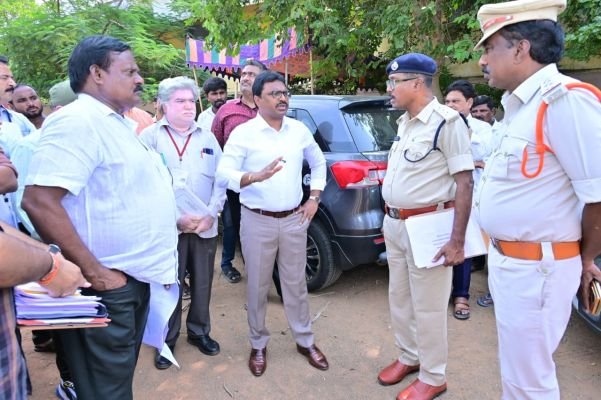  ప్రశాంతంగా, పారదర్శకంగా ఎన్నికలు నిర్వహించేందుకు అవసరమైన ఏర్పాట్లు చేస్తున్నట్లు జిల్లా కలెక్టర్ శ్రీ.పి.రాజాబాబు 