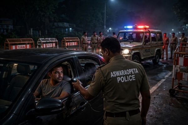 అశ్వారావుపేటలో డ్రంకెన్ డ్రైవ్‌లపై కొరడా..-ఇద్దరికి జైలు, ఇద్దరికి జరిమానా*
