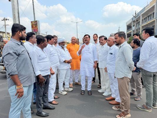 నవంబర్ 3న నిర్మల్‌లో బీజేపీ మహా పాదయాత్ర. : ఏర్పాట్ల  స్థల పరిశీలన. 