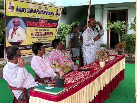 శాతవాహన హైస్కూలులో మానసిక ఆరోగ్యంపై  అవగాహన