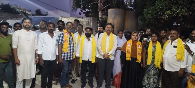 నన్నూరులో కూటమి అభ్యర్థుల ముమ్మర ప్రచారం
