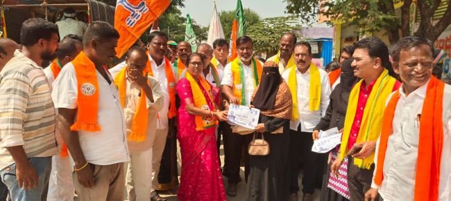 జడ్పిటిసి గా అవకాశం ఇస్తే అన్ని విధాల అభివృద్ధి.. కూటమి జెడ్పిటిసి అభ్య ర్థి జబ్బల మీన..