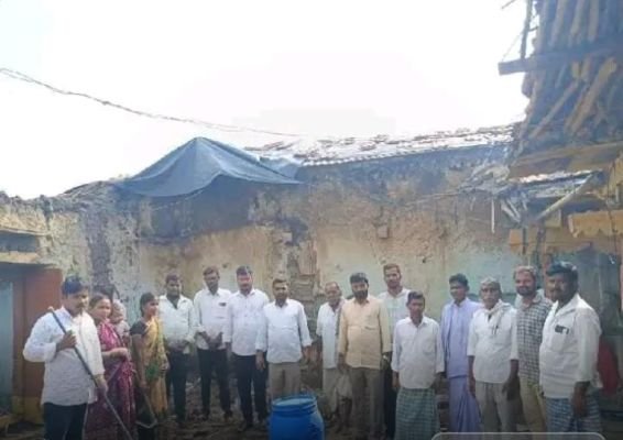 తుక్కాపూర్ గ్రామంలో ఇందిరమ్మ ఇల్లు భూమి పూజ 