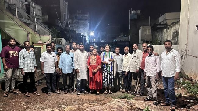 శివశంకర్ కాలనీలో వైసిపి గర్భ గర్వపు ప్రచారం