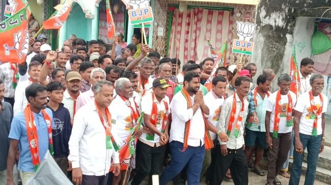 కూటమి ఎంపీటీసీ అభ్యర్థి విస్తృత ప్రచారం