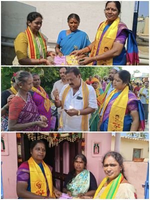 పలమనేరు అభివృద్ధే లక్ష్యంగా రాజ్యలక్ష్మి కృష్ణమూర్తి ప్రచారం  21, 22, 23, 24వ వార్డుల్లో విస్తృత పర్యటన.. సైకిల్ గుర్తుపై ఓటు వేసి గెలిపించాలని అభ్యర్థన
