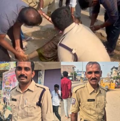 మానవత్వం చాటుకున్న ఎల్లారెడ్డిపేట పోలీసులు