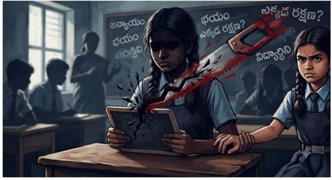 అనంతపురం జిల్లాలో దారుణం: పాఠశాలలో విద్యార్థినిపై దుండగుల దాడి