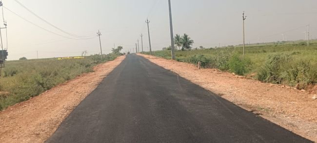 మంగళకుంట గ్రామానికి థార్ రోడ్డు నిర్మాణం.