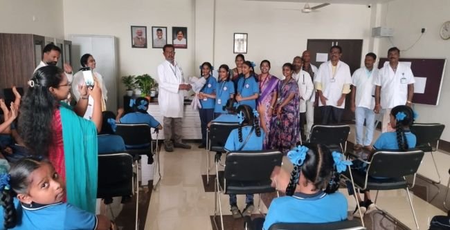 రాజమహేంద్రవరం ప్రభుత్వ వైద్య కళాశాలను సందర్శించిన ఫెయిత్ స్కూల్ విద్యార్థులు