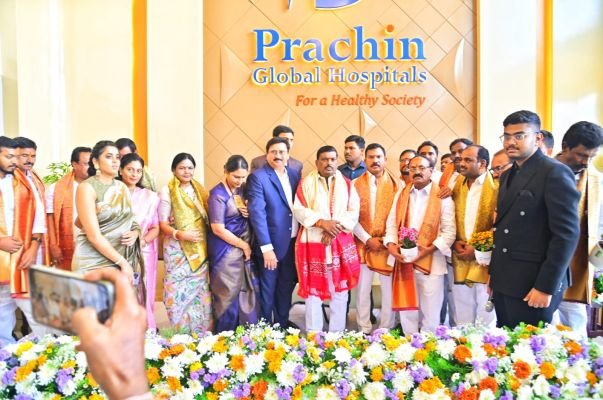 ప్రాచీన్ గ్లోబల్ హాస్పిటల్ ప్రారంభోత్సవంలో ఎమ్మెల్యే జిఎంఆర్