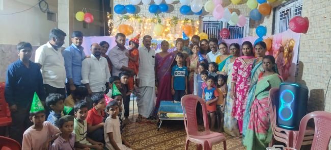 *ధాత్రి, ధావన్‌ కవలలకు ఘనంగా జన్మదిన వేడుకలు*