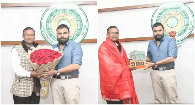 పవన్ కళ్యాణ్‌ను కలిసిన మద్యప్రదేశ్ ఎంపీ.. పుంగనూరు నేతలపై ఫిర్యాదు