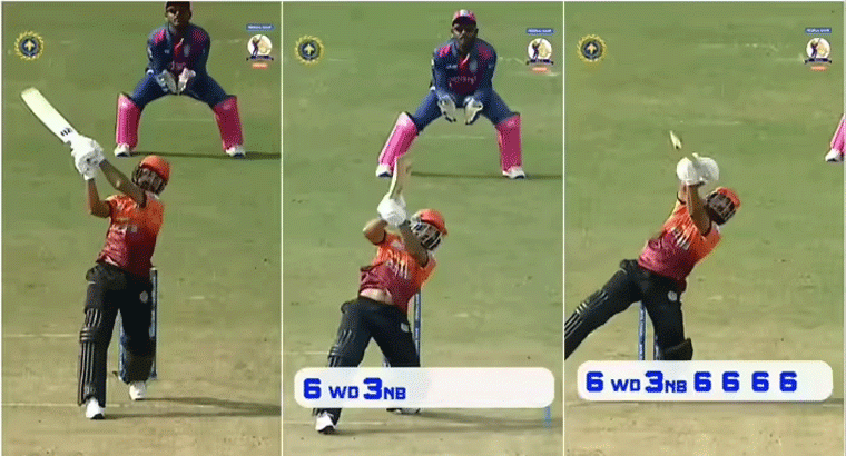 12 బంతుల్లో 11 సిక్స్‌లు.,,,కేరళ లీగ్‌లో 26 బంతుల్లో 86 పరుగులు