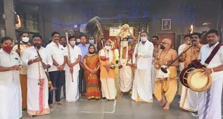 యాదాద్రి అనుబంధ ఆలయంలో స్వాతి నక్షత్ర పూజలు
