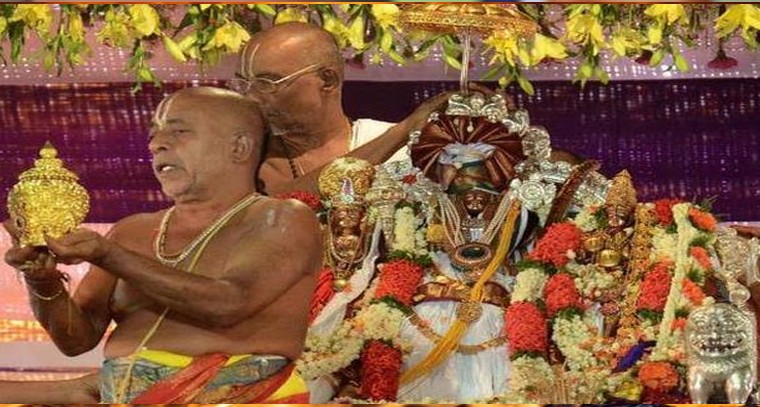 దేవస్థానంలో శ్రీరామ పట్టాభిషేకం
