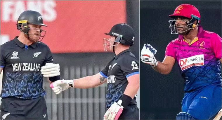 భారీ టార్గెట్‌ను 10 వికెట్ల తేడాతో ఛేదించిన న్యూజిలాండ్,,,,టీ20 వరల్డ్‌కప్‌లో కివీస్ వరుస విజయాలు