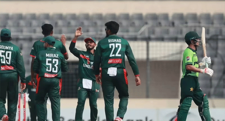 బంగ్లాదేశ్ చేతిలో 8 వికెట్ల తేడాతో,,,,చిత్తు చిత్తుగా ఓడిపోయిన పాకిస్థాన్