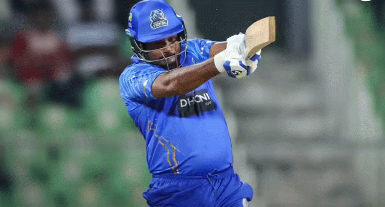 కేరళ లీగ్‌లో సంజు శాంసన్ సిక్సర్ల వర్షం