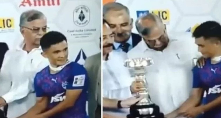 ఫుట్‌బాల్ కెప్టెన్ సునీల్ ఛెత్రికి ఘోర అవమానం...!
