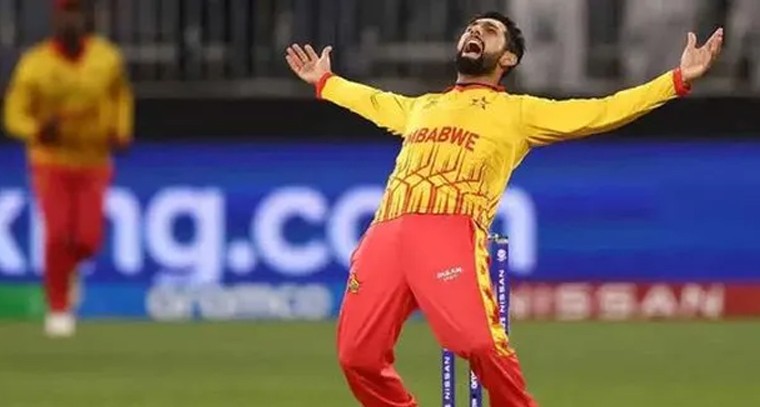 టీ20ల్లో సికిందర్ రజా హ్యాట్రిక్
