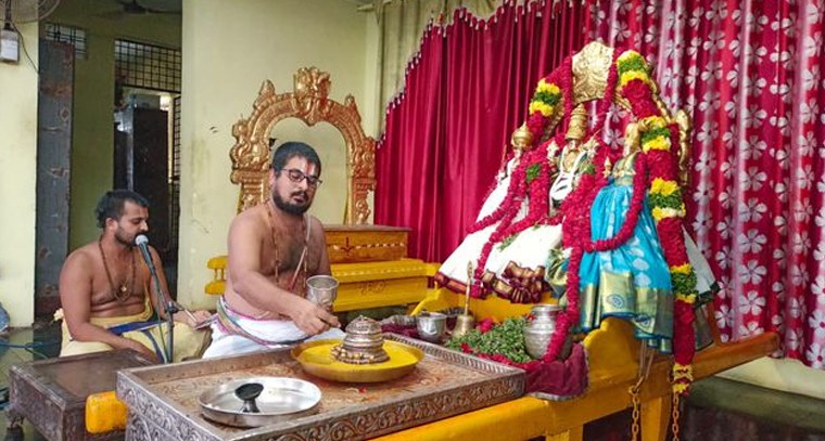 కన్నుల పండుగగా సీతారాముల నిత్య కళ్యాణం