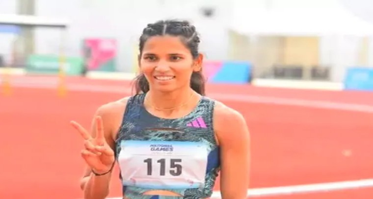 జాతీయ క్రీడల్లో తెలుగమ్మాయికి స్వర్ణం
