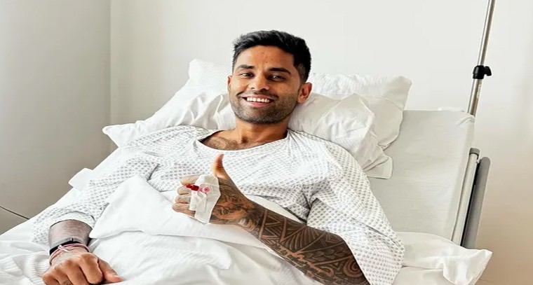 సూర్యకుమార్‌కు స‌ర్జ‌రీ
