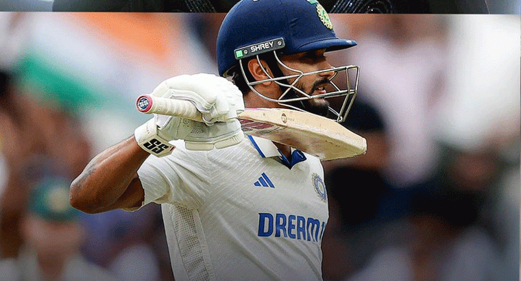 బాక్సింగ్ డే టెస్టులో అదరగొడుతూ,,,పుష్ప మార్క్ 'తగ్గేదే లే' సెలబ్రేషన్స్ చేసుకున్న నితీశ్