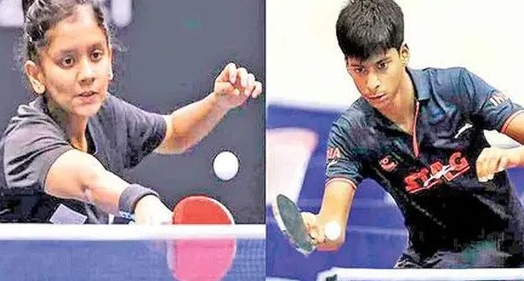 ఆసియా గేమ్స్‌కు శ్రీజ, స్నేహిత్

