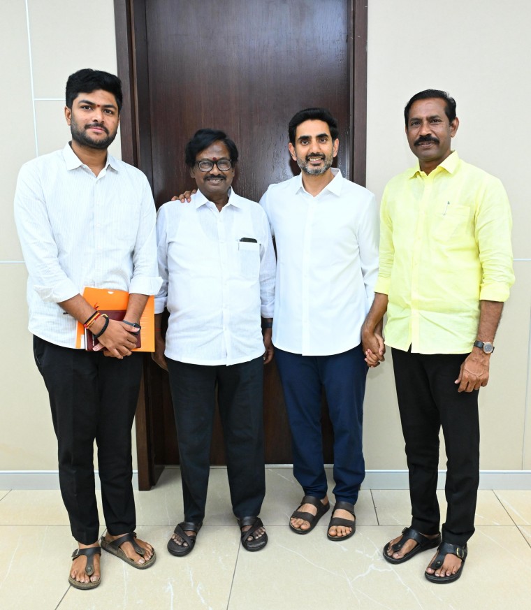 మాజీ మంత్రి గౌతు శ్యాంసుందర శివాజీతో భేటీ అయిన మంత్రి నారా లోకేశ్