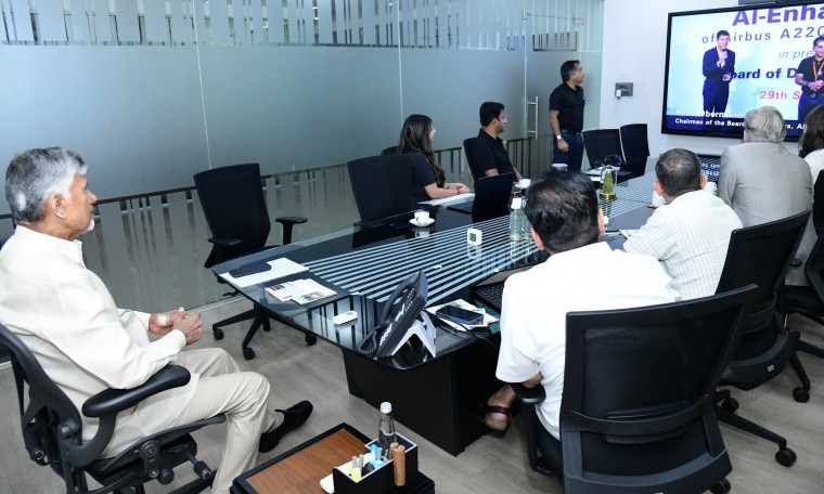 చంద్రబాబుతో డైనమాటిక్ టెక్నాలజీస్ ప్రతినిధుల సమావేశం