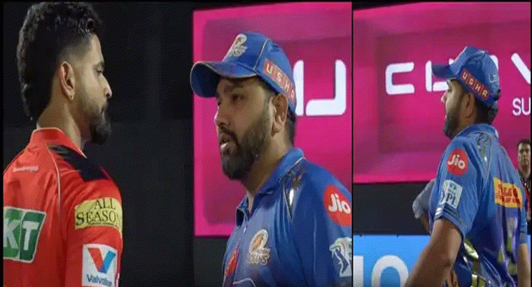 అయ్యర్‌ను ఆటపట్టించిన రోహిత్ శర్మ