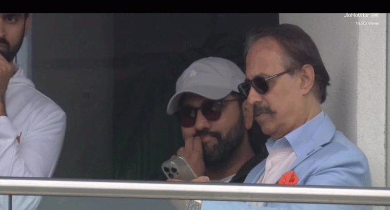 స్టైలిష్ లుక్‌లో ఓవల్ క్రికెట్‌ గ్రౌండ్‌లో ప్రత్యక్షమైన హిట్‌మ్యాన్