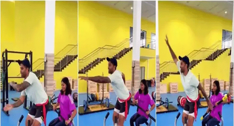 వైరల్ వీడియోకి రీల్ చేసిన సూర్యకుమార్ యాదవ్