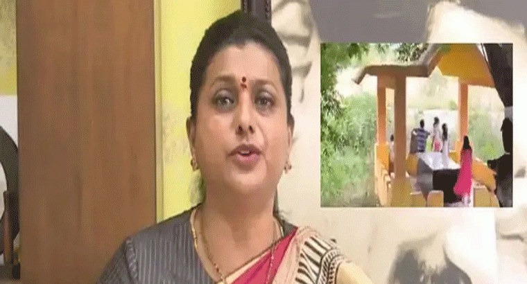 స్కూల్ పిల్లలతో చేత్త ఎత్తివేయిస్తారా... ఆర్.కె.రోజా