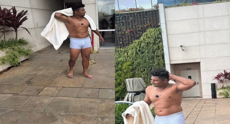 ఫుల్ ఫిట్‌నెస్‌తో ఉన్న సర్ఫరాజ్ ఖాన్,,,షర్ట్ తీసేసి నెట్టింట ఫొటోలు పోస్ట్