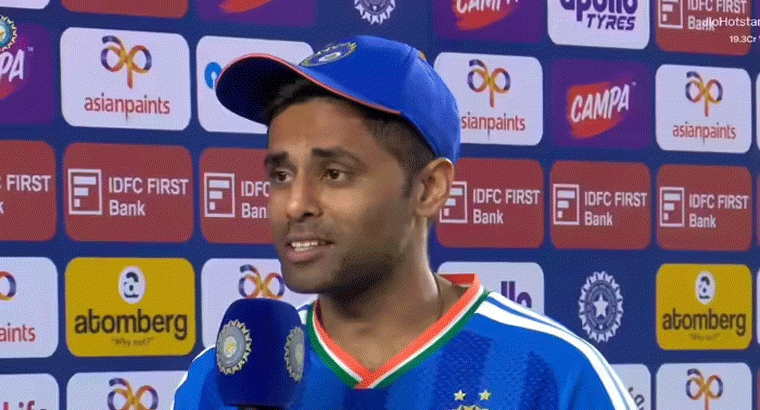 తనపై తానే సెటైర్ వేసుకున్న టీమిండియా కెప్టెన్ సూర్యకుమార్ యాదవ్