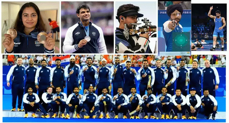 పారిస్ ఒలింపిక్స్ లో ఆరు పతకాలతో ముగిసిన భారత్ ప్రస్థానం