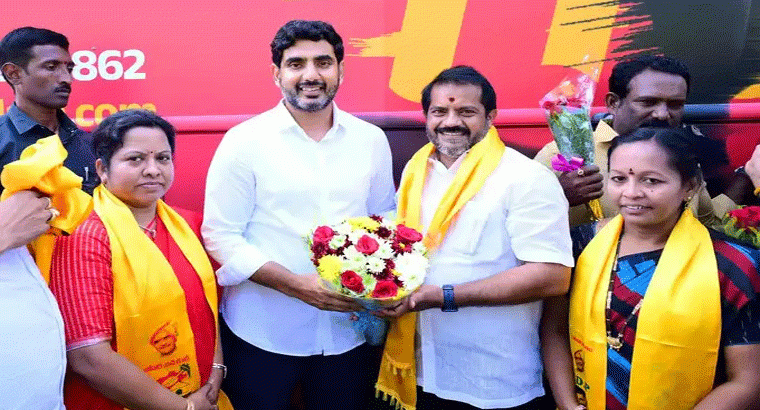 నారా లోకేష్ పాదయాత్రలో టీడీపీలో చేరిన వైసీపీ నేతలు
