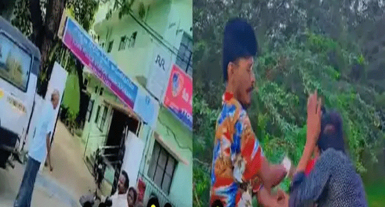 దమ్ముంటే పట్టుకో.. పుష్ప డైలాగ్‌తో పోలీస్ స్టేషన్ ముందు రీల్ వైరల్